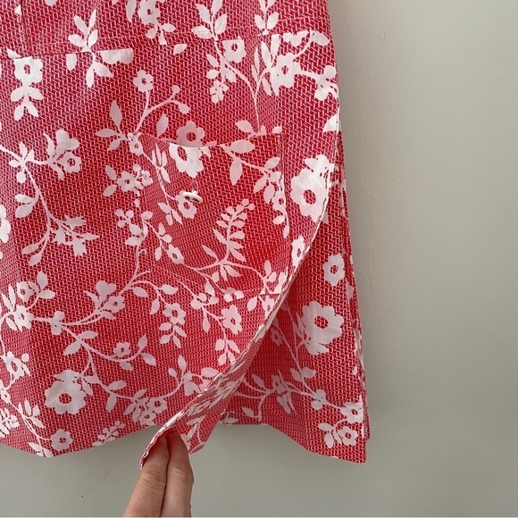 Vintage Floral Romper Red and White 14 - Picture 5 of 11